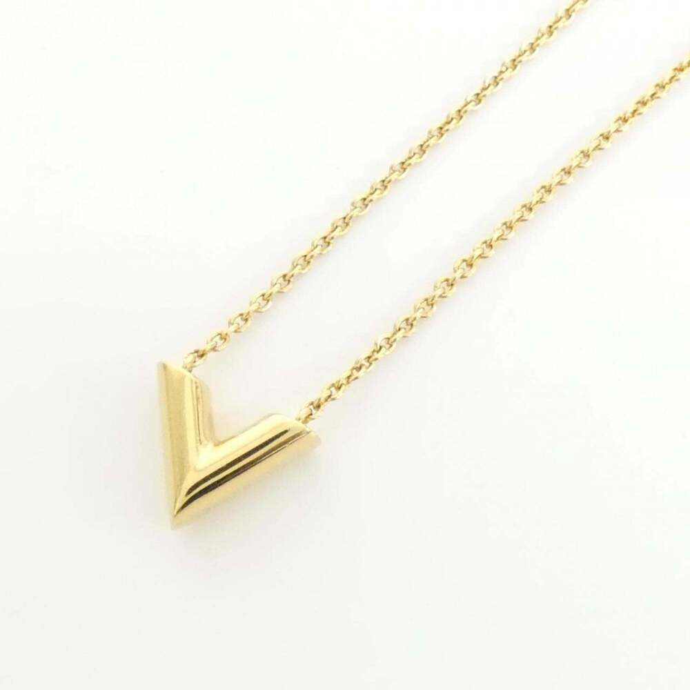 LOUIS VUITTON Gold Necklace - Picture 3 of 6